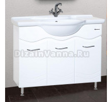 Тумба с раковиной Bellezza Мари 105 белая
