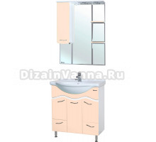 Мебель для ванной Bellezza Мари 85 белая/бежевая
