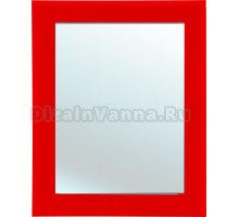 Зеркало Bellezza Луссо 80 красное