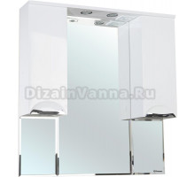 Зеркало-шкаф Bellezza Альфа 90 белый