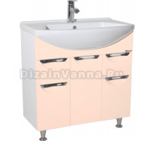 Тумба с раковиной Bellezza Альфа 75 бежевая