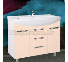 Тумба с раковиной Bellezza Альфа 90 бежевая