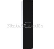 Шкаф-пенал Bellezza Рокко 35 подвесной черный универсальный