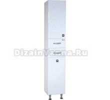 Шкаф-пенал Bellezza Джулия 35 с бельевой корзиной универсальный