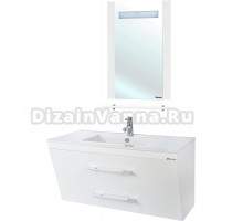 Мебель для ванной Bellezza Берта подвесная 100 белая