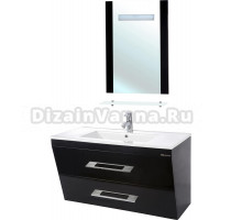 Мебель для ванной Bellezza Берта подвесная 100 черная