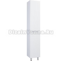 Шкаф-пенал Bellezza Андрэа 35 R белый, с бельевой корзиной