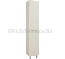 Шкаф-пенал Bellezza Андрэа 35 L бежевый, с бельевой корзиной