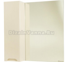 Зеркало Bellezza Андрэа 80 L, бежевое