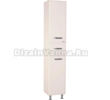 Шкаф-пенал Bellezza Балтика 35 L бежевый, с бельевой корзиной