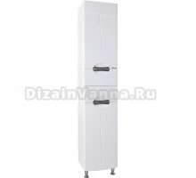 Шкаф-пенал Bellezza Глория 40 L, с бельевой корзиной