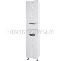 Шкаф-пенал Bellezza Глория 40 R, с бельевой корзиной