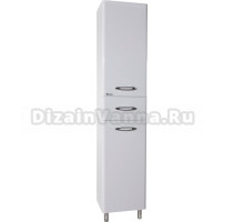 Шкаф-пенал Bellezza Джела 40 L, с бельевой корзиной