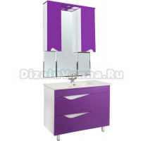 Мебель для ванной Bellezza Эйфория 100 фиолетовая