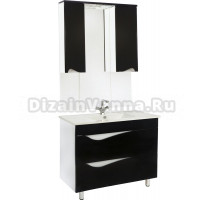 Мебель для ванной Bellezza Эйфория 100 черная