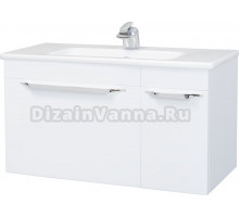 Тумба с раковиной Bellezza Альдо 80 белая