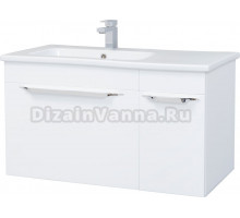 Тумба с раковиной Bellezza Альдо 90 L, белая