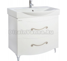 Тумба с раковиной Bellezza Сесилия 85 белая