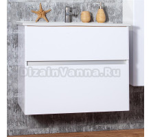 Тумба с раковиной Бриклаер Мальта 75 белая