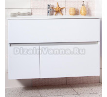 Тумба с раковиной Бриклаер Мальта 105 белая