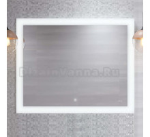 Зеркало Cersanit LED 030 design 100, с подсветкой, сенсор на зеркале