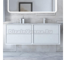 Тумба с раковиной Cezares Bellagio 140 bianco opaco