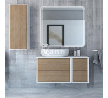 Мебель для ванной Cezares Bellagio 106 со столешницей rovere tabacco