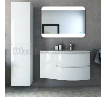 Мебель для ванной Cezares Vague 104 R bianco lucido