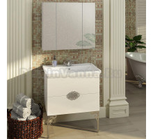 Мебель для ванной Comforty Римини 80 белый глянец
