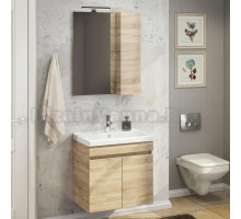 Мебель для ванной Comforty Тромсе 60 дуб сонома