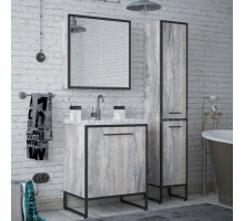 Мебель для ванной Corozo Айрон 70 черный, антик