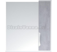 Зеркало-шкаф Corozo Чикаго 65 R, бетон