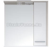 Зеркало-шкаф Corozo Лорена 75 R, лайн, с подсветкой