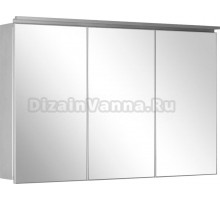 Зеркало-шкаф De Aqua Алюминиум 120 серебро