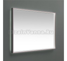 Зеркало De Aqua Алюминиум 10075 с подсветкой по периметру