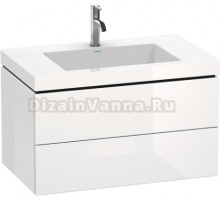 Тумба с раковиной Duravit L-Cube LC6927O2222 подвесная. глянцевая белая