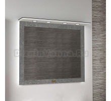 Зеркало Edelform Сириус 100 индустриальный бетон, с подсветкой