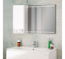 Зеркало-шкаф Edelform Nota 85 белое, с подсветкой