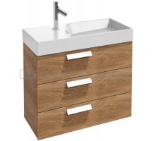 Тумба с раковиной Jacob Delafon Rythmik 80х37 3 ящика арлингтонский дуб