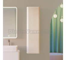 Шкаф-пенал Jorno Pastel 125 белый жемчуг