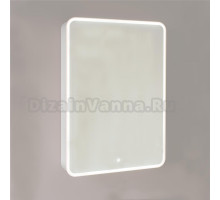 Зеркало-шкаф Jorno Pastel 60 белый жемчуг