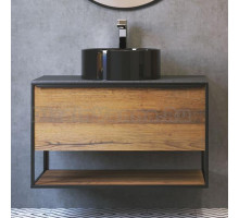 Тумба для комплекта Jorno Steal 90 древесный аттик