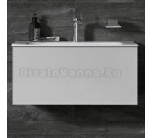 Тумба с раковиной Keuco Plan 100 см, белая