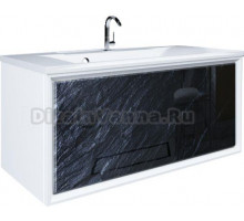 Тумба для комплекта Marka One Seattle 90П black stone