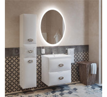 Мебель для ванной Marka One Ovale 60П White