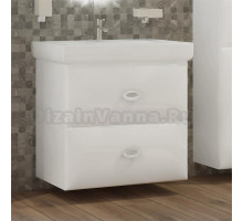 Тумба с раковиной Marka One Ovale 70П White