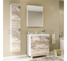 Мебель для ванной Marka One Mix 60Н с 3 ящиками, бетон, push
