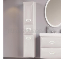 Шкаф-пенал Marka One Arrondi 30П white, L