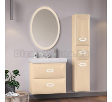 Мебель для ванной Marka One Arrondi 60П vanilla