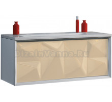 Тумба для комплекта Marka One Romb 90П vanilla